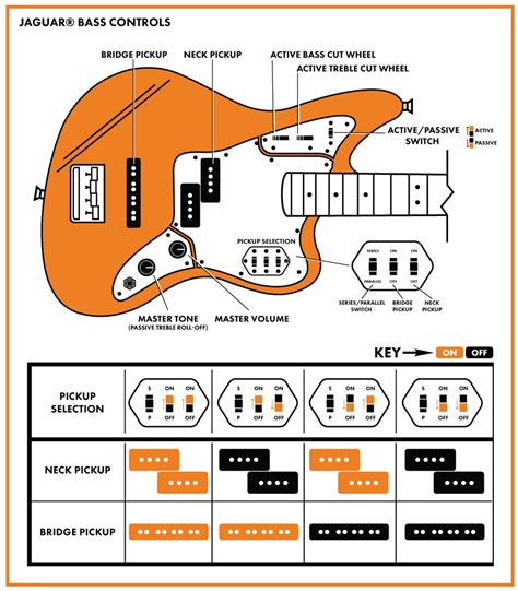 fender jaguar bass switches explained.